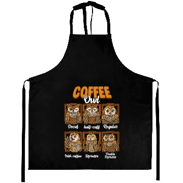 Discover Coffe Owls Types Of Owls Coffee Aprons
