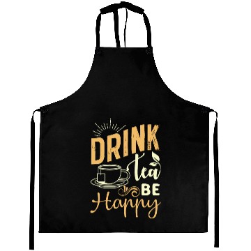 Discover Drink Tea She Cheerful, Tea Lover Aprons