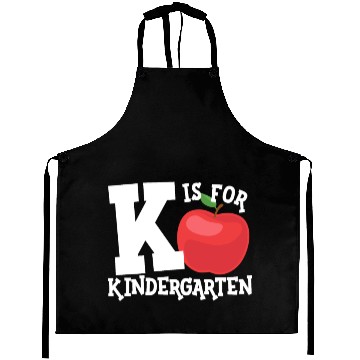 Discover K Is For Kindergarten Teacher Back To School Aprons