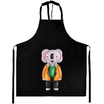 Discover Koala bear in a zombie costume Aprons