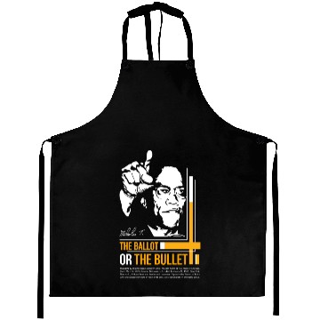 Discover MALCOLM X bast Quote Aprons