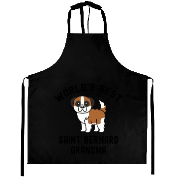 Discover World's Best Saint Bernard Grandma Aprons