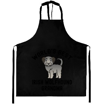 Discover World's Best Irish Wolfhound Grandma Aprons