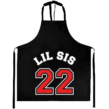 Discover Lil Sis 2022 Little Sister Baby Family Birth Child Aprons