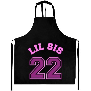 Discover Lil Sis 2022 Little Sister Baby Family Birth Child Aprons