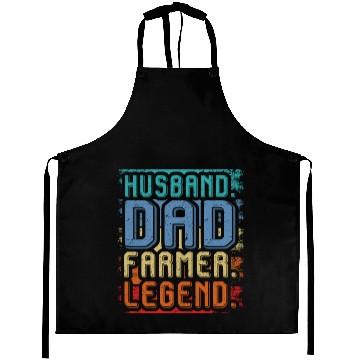 Discover Husband Dad Farmer Legend Aprons
