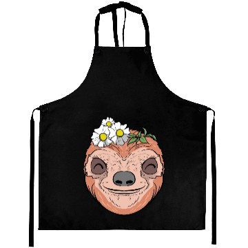 Discover Flower Sloth Aprons