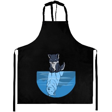 Discover My Future Wolf Aprons