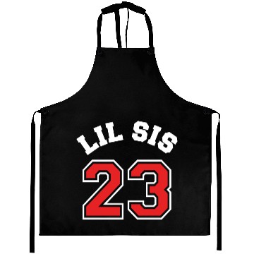 Discover Lil Sis 2023 Little Sister Baby Family Birth Child Aprons