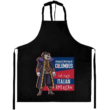 Discover Christopher Columbus day Aprons