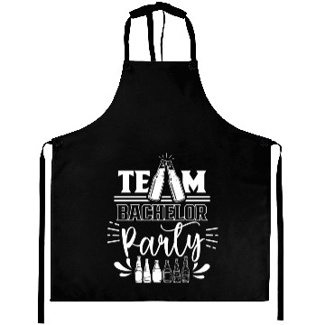 Discover Team Bachelor Party Bride Groom Aprons