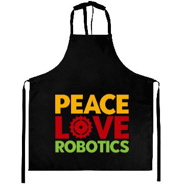 Discover Robot Engineering Robotics Gift Aprons