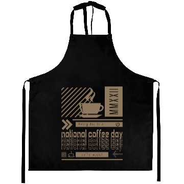 Discover national coffee day 3 Aprons