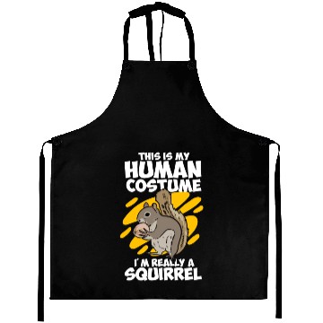 Discover Cute Rodent Squirrels Squirrel Human Costume Aprons