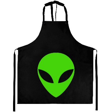 Discover Green Alien Head Aprons