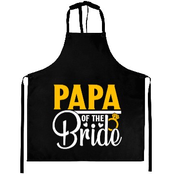 Discover Papa Of The Bride Wedding Party Matching Gift Aprons