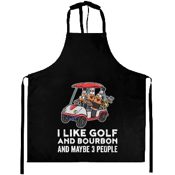 Discover I Like Golf And Bourbon Funny Golf Gift Aprons