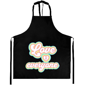 Discover Rainbow unisex love for everyone Aprons