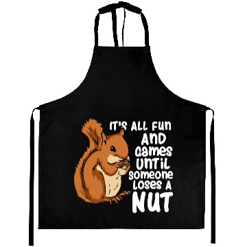 Discover Squirrel Fun And Game Until Someone Loses A Nut Aprons