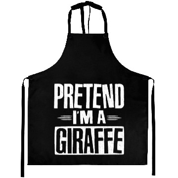 Discover Pretend I'm A Giraffe Easy Lazy Halloween Costume Aprons