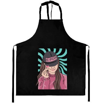 Discover K-POP Fanatic Korean or Asian Gift Aprons