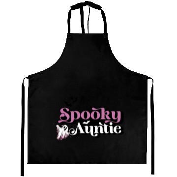 Discover Cute Spooky Auntie Halloween Aunt Aprons