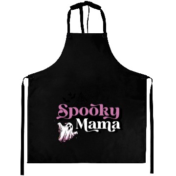 Discover Cute Spooky Mama Halloween Mom Aprons