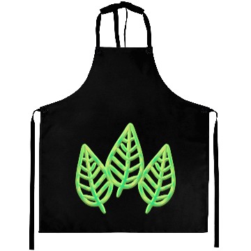 Discover three leaves leaf icon nature green Aprons