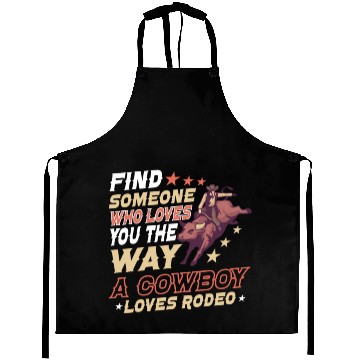 Discover Rodeo Bull Riding Livestock Show Farmer Cattle Aprons