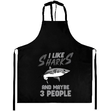 Discover Shark Ocean Predator Sea Creature Aprons