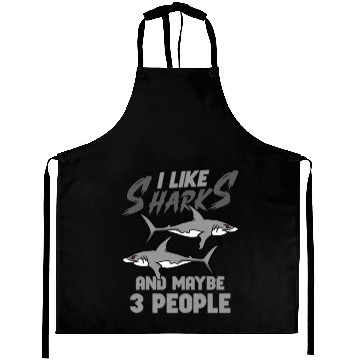 Discover Shark Ocean Predator Sea Creature Aprons