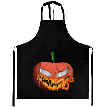 Discover Pumpkin scary face Aprons