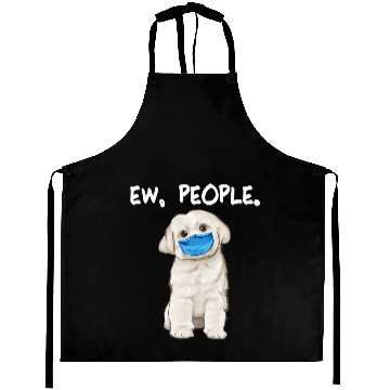 Discover Maltese Ew People Dog Wearing Face Mask Aprons