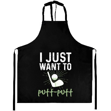 Discover Funny Goofy Mini Golf Quotes Putt Putt Legend Aprons