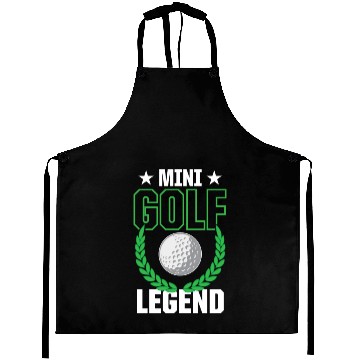 Discover Funny Goofy Mini Golf Quotes Putt Putt Legend Aprons