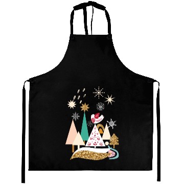 Discover Christmas Winter Scandinavian Trees Snow Aprons