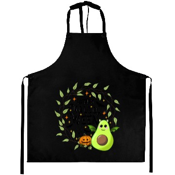 Discover Bat Avocado - Happy Halloween Aprons