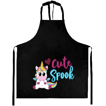 Discover Bat Unicorn - Too cute to spook Aprons
