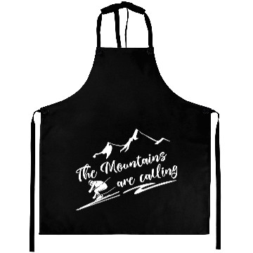 Discover The Mountains Are Calling Aprons