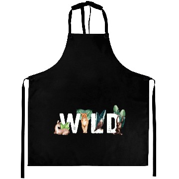 Discover Wild Animals Cat Eagle Monkey Deer Aprons