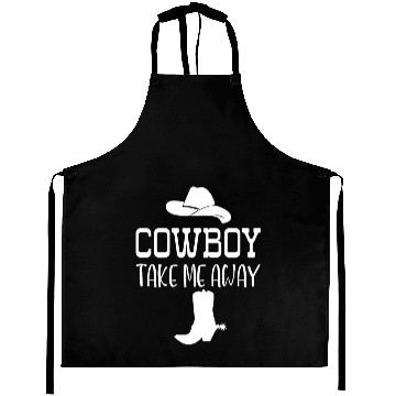 Discover Cowboy Take Me Away Aprons