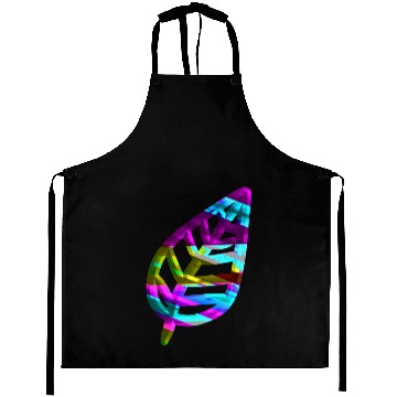 Discover leaf icon nature colorful Aprons