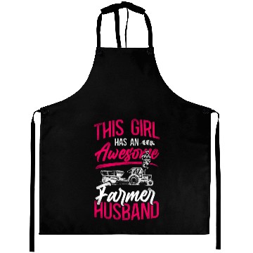 Discover Farming Farmer Husband Tractor Aprons
