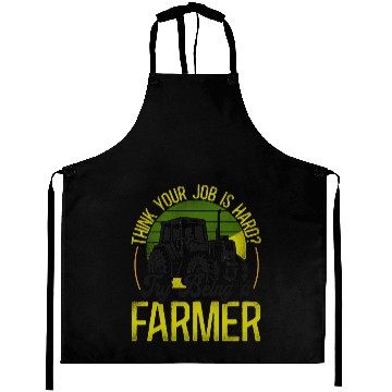 Discover Farming Farmer Tractor Vintage Aprons