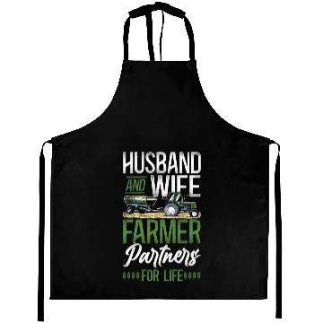 Discover Farming Farmer Husband Wife Aprons