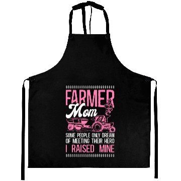 Discover Farming Farmer Mom Mother Tractor Aprons