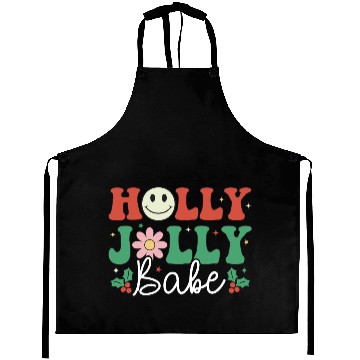 Discover Holly Jolly Babe Aprons