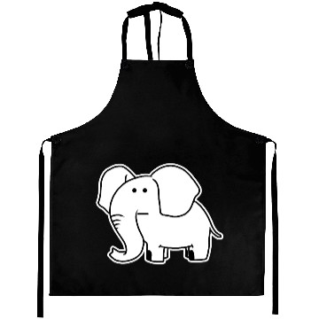 Discover Weird Elephant Funny Hippie Pet Animal Gift Aprons