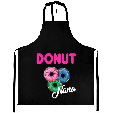 Discover Womens Nana Donut Aprons Grandmother Donut Lover