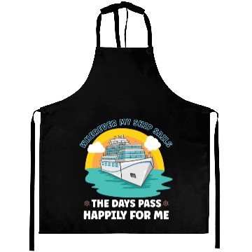 Discover Boating Boat Captain Cruise Ship Cruising Yacht Aprons